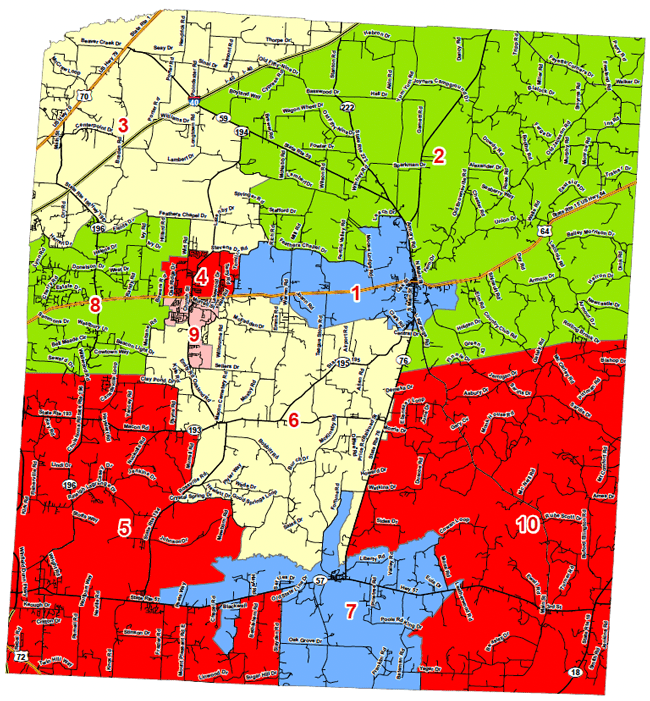 County Maps - Fayette County